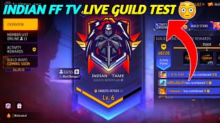 INDIAN FF TV LIVE GUILD TEST 🔴 [upl. by Roth441]