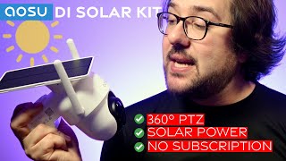 Aosu SolarCam D1 Kit  Homebase 360° 2K PTZ Solar Power amp No Monthly Fees [upl. by Suoicerpal]