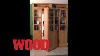 Hidden Door Bookcase  WOOD magazine [upl. by Ynos]