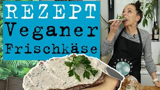 Gesundes Rezept veganer Frischkäse Vrischkäse mit einer extra Portion Kalzium und Jod Meine Tipps [upl. by Anaujal]