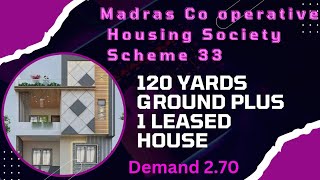 Madras Society Scheme 33 Karachi 120 yards Ground plus 1 Leased house for sale [upl. by Ansaev228]