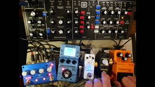 MODEL D meets Pigtronix Cosmosis  Quick test jam [upl. by Anuahsar729]