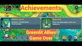 Achievements Greenlit Allies amp Game Over  Kingdom Rush 5 Alliance [upl. by Rosati803]