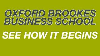 A day in a life  Oxford Brookes Business School [upl. by Jill683]