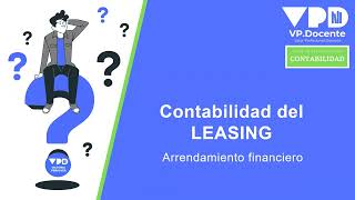 Contabilidad del LEASING [upl. by Haldas411]