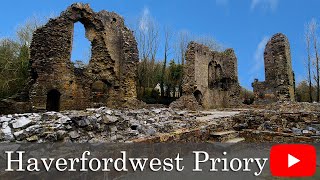 A Ruin With Medieval Garden  Haverfordwest Priory [upl. by Enitsrik]