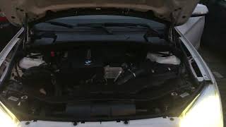 BMW E84 X1 sDrive20i N20 engine sound cold start [upl. by Terence371]