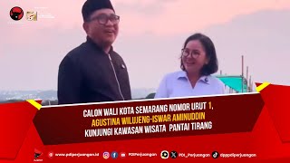 Cawalkot Semarang No Urut 1 Agustina WilujengIswar Aminuddin Kunjungi Kawasan Wisata Pantai Tirang [upl. by Norit946]