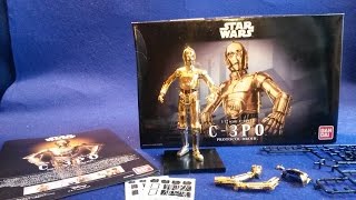 C3PO par Bandai Part2 Star Wars [upl. by Comyns]