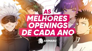 MELHORES OPENINGS ANIME DE CADA ANO 20142023 [upl. by Licko]