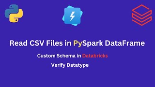 Reading CSV Files into DataFrames with Custom Schemas Using Spark in Azure Databricks [upl. by Arelus]