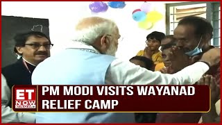 PM Modi Visits Wayanad Relief Camp to Meet Landslide Victims and Survivors  Kerala News [upl. by Kimmi]