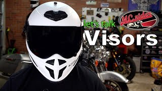 Lets talk motorcycle helmet visors [upl. by Aillemac767]