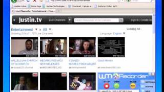 How to Install WM Recorder 14 and DownloadCaptureSaveRipRecord Streaming Video on JustinTV [upl. by Atsok]