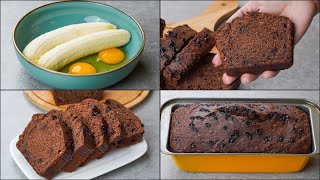 Chocolate Banana Teatime Cake  Soft Moist Banana Cake Recipe  Without Oven  Banana Bread Recipe [upl. by Carman986]