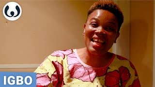 Blossom Speaking Igbo  NigerCongo languages  Wikitongues [upl. by Akilam324]