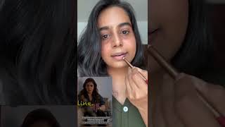 Nayantaras lipstick hack for pigmented lips 👄 lipstick hack [upl. by Ahsal]