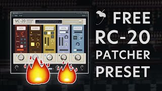 VC20 Free Patcher Preset for FL Studio [upl. by Aleirbag463]