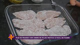 Filé de frango com creme de milho saiba como fazer essa delícia [upl. by Ahseym]