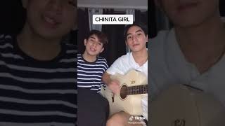 CHINITA GIRL  Tiktok cover by Urquico Twins JM and JC Urquico [upl. by Culberson]