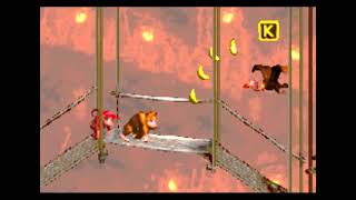 Donkey Kong Country GBA Fase 7 Winky´s Walkway [upl. by Brendis]