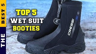 ✅ Top 5 Best Wetsuit Booties For Surfing 2022 Tested amp Reviewed [upl. by Telfore]