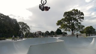 The Craziest BMX Bowl Session Ever  On Deck At Five Dock [upl. by Navlys226]