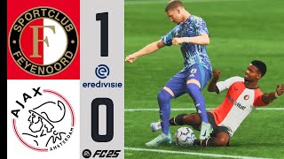 FEYENOORD vs AJAX  EREDIVISIE 20242025  JORNADA 4  EA SPORTS FC 25 [upl. by Erida598]