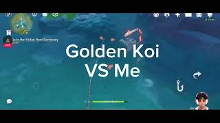 Genshin Impact Fishing My first Golden Koi [upl. by Acima]