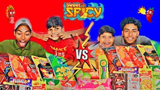 Eating Spicy Food Challenge 🥵🌶️  Extreme Spicy Food Challenge  Salman vs Faizan [upl. by Etnoved28]