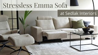 Stressless® Emma Sofa with Power Leg Rest [upl. by Leelaj221]