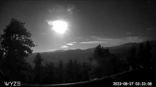 Meteor lights up night sky over Colorado Sunday morning [upl. by Kluge]