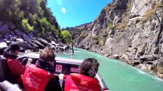 Exciting GoPro Filming of The Shotover Jet Boat [upl. by Aihc198]