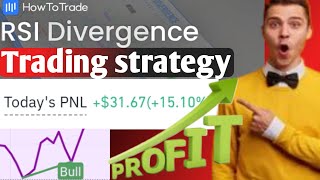 Rsi divergence indicator  Rsi divergence trading strategy  best crypto trading strategy [upl. by Eissen]