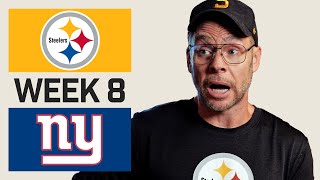 Steelers vs Giants Reaction  2024 NFL Week 8 [upl. by Cirri]