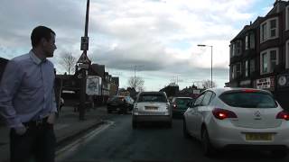 Driving Along Walton Vale amp Longmoor Lane Liverpool Merseyside England 14th April 2012 [upl. by Hermine]