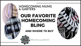 Our Favorite Homecoming Mum amp Garter Bling amp Where to Buy  HOCO Tips amp Supplies [upl. by Nodmac]