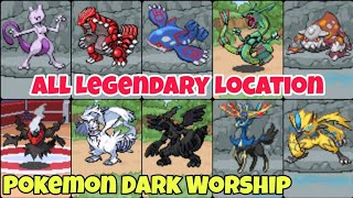 Pokemon Dark Worship 2023 All Legendary Locations  All Mythical And Ultra Beasts Location Part1 [upl. by Adon]