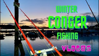 Sea Fishing Uk  Winter Conger Fishing Campaign  Richmond WalkRiver Tamar  Vlog85 [upl. by Enaxor]