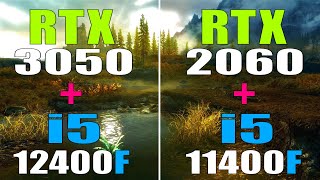 RTX 3050  INTEL i5 12400F vs RTX 2060  INTEL i5 11400F  PC GAMES TEST [upl. by Adnilema991]