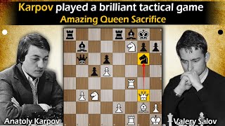 Karpov played a brilliant tactical game  Karpov vs Salov 1993 [upl. by Batchelor]