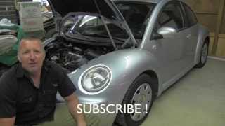 TDI engine serpentine belt tensioner shock replacement [upl. by Gianni729]