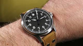 STOWA Klassik Flieger 40 Pilot Watch Review Classic Piece of History [upl. by Anahsat539]