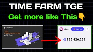 Time Farm TGE Update  Airdrop Eligibility Criteria [upl. by Oswin]