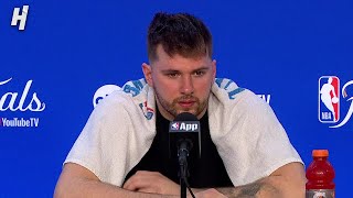 Luka Doncic talks Game 1 Loss vs Celtics FULL Postgame Interview 🎤 [upl. by Noteloc]