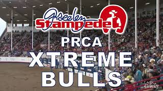 Greeley Stampede Xtreme Bulls 2023 Highlights [upl. by Brande913]