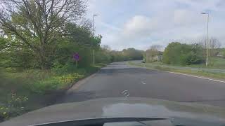 Driving in England Harlow A414 A10 M25 M3 A303 Stonehenge [upl. by Atikcir]