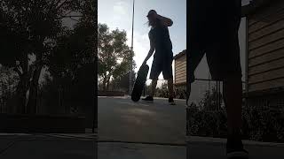 Pogo skateboard new trick re learned [upl. by Dnilasor]