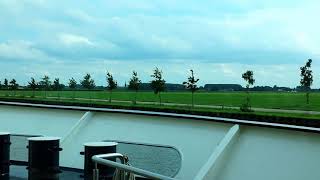 Travelling along the AmsterdamRhine Canal Netherlands  Uniworld River Cruise [upl. by Balbinder]