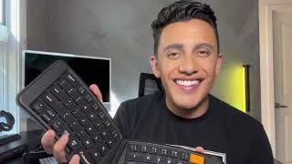 ProtoArc XK03 Foldable Ergonomic Keyboard Unbox Demo Review [upl. by Hazelton]